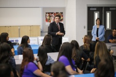 CREEED recognizes top-performing middle schools in region in part with the AIM High Initiative at Socorro High School, Monday, October 16, 2023, in Socorro, Texas. Photo by Ivan Pierre Aguirre/The Raben Group